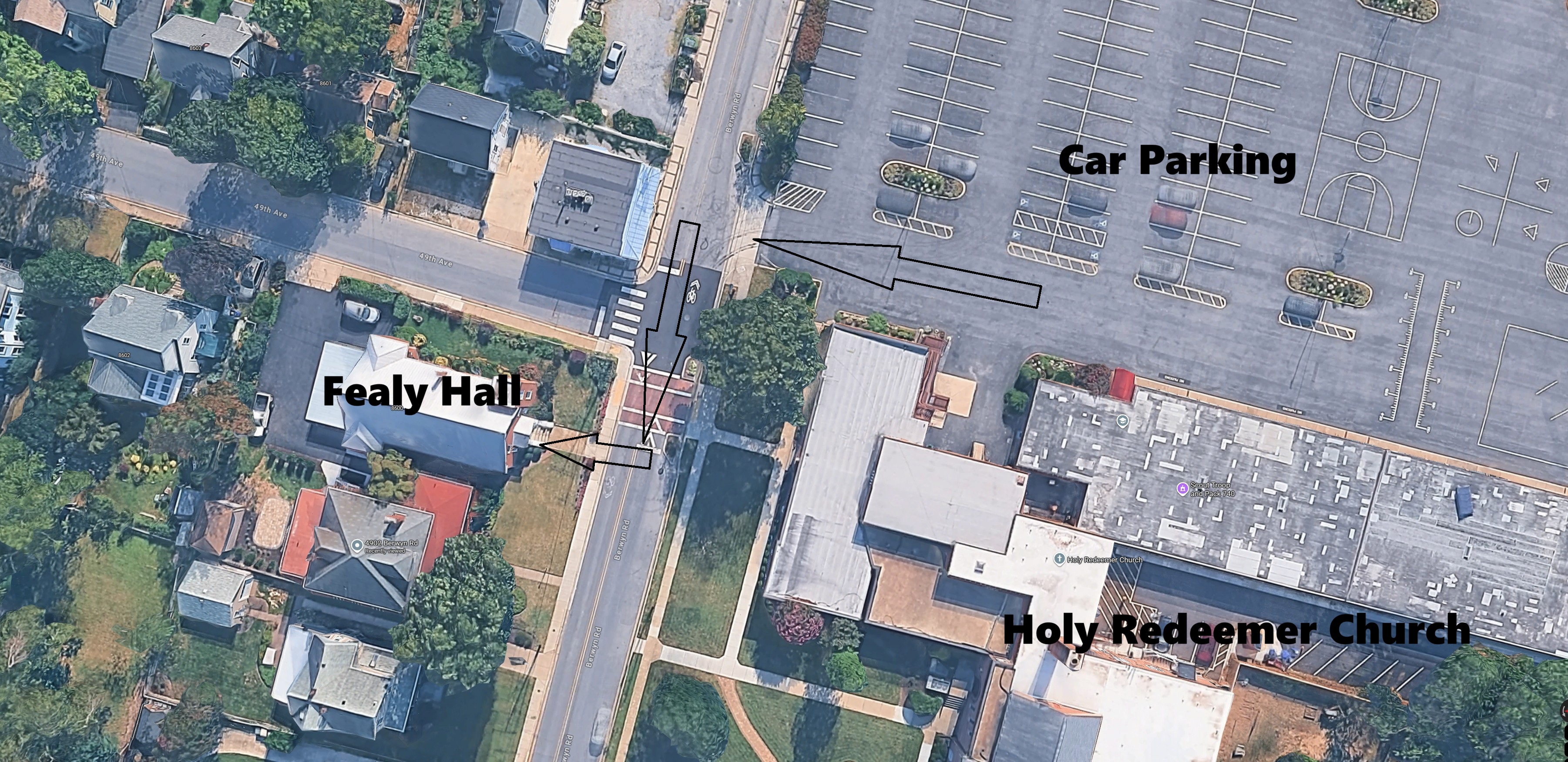 FeTCANA Retreat Building Location Map